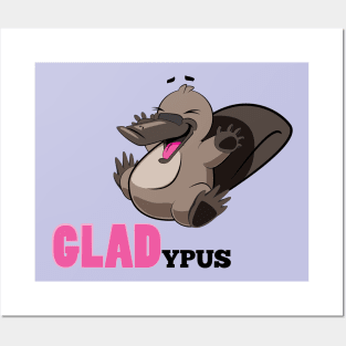 Glad Platypus Posters and Art